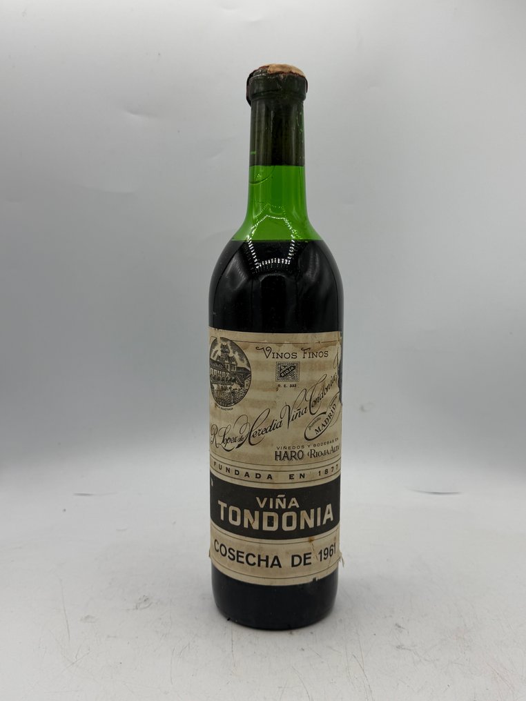 1961 R. López de Heredia, Viña Tondonia - Rioja Gran Reserva - 2 Bottle (0.75L) #1.0