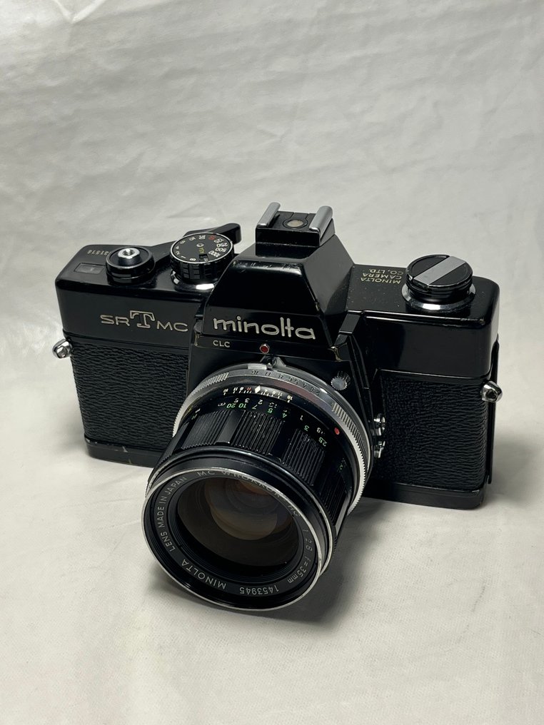 Minolta sr T mc , black + 35 mm 2.8 lens Appareil photo reflex mono-objectif (SLR) #1.0