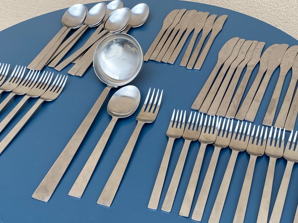 Abert - nicrosil 18/10 - Ménagère (44) - Acier - Design intemporel #2.1