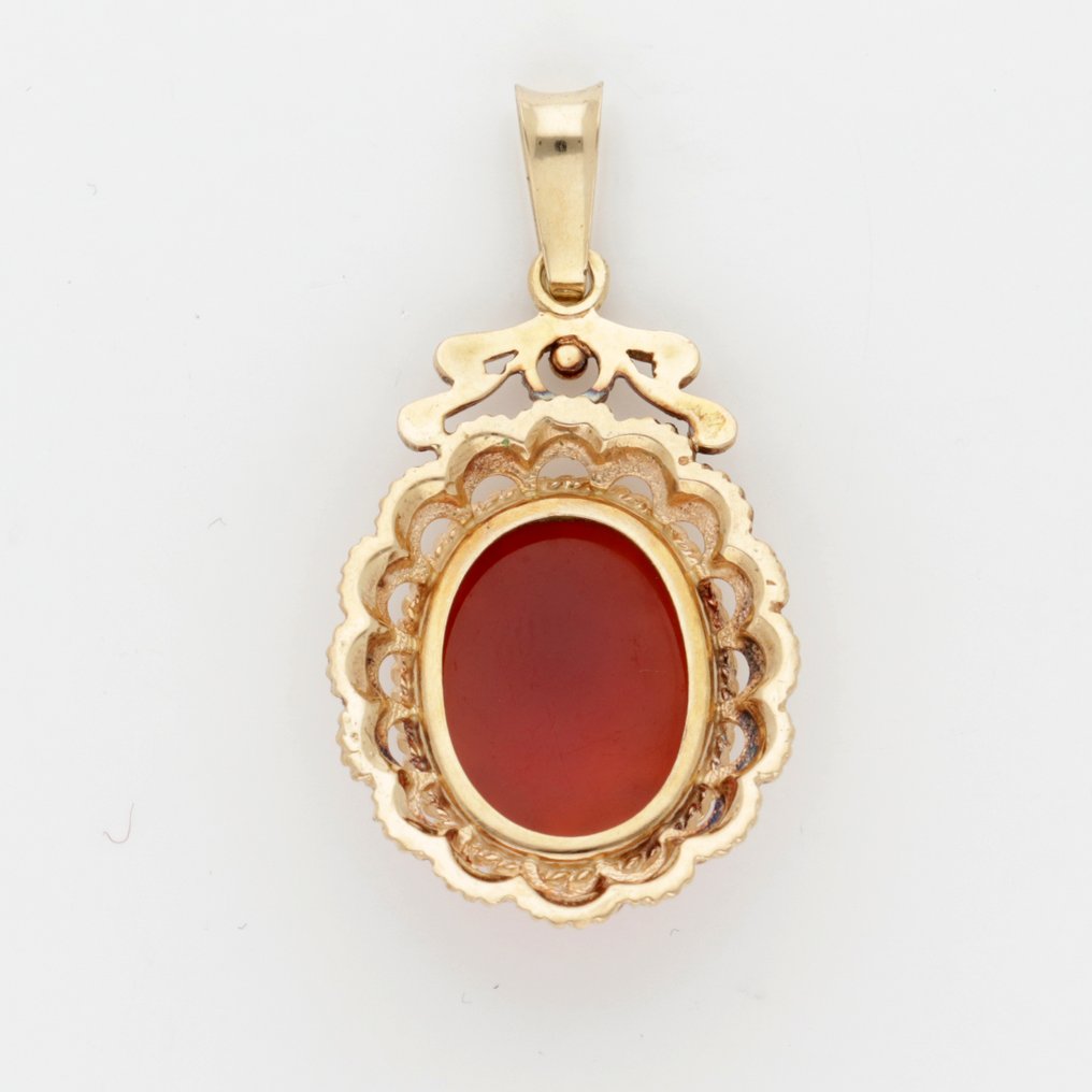 Κρεμαστό κόσμημα - 14 καράτια Κίτρινο χρυσό Καρνεόλη #1.0