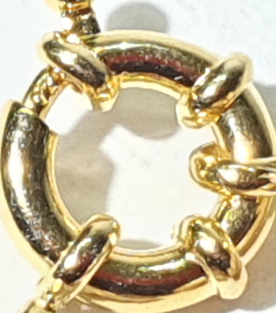 自然色调珍珠 - 巨大 - 非常特别的 - 圣者的荣耀国度 - 银 - 頸鏈 #1.0