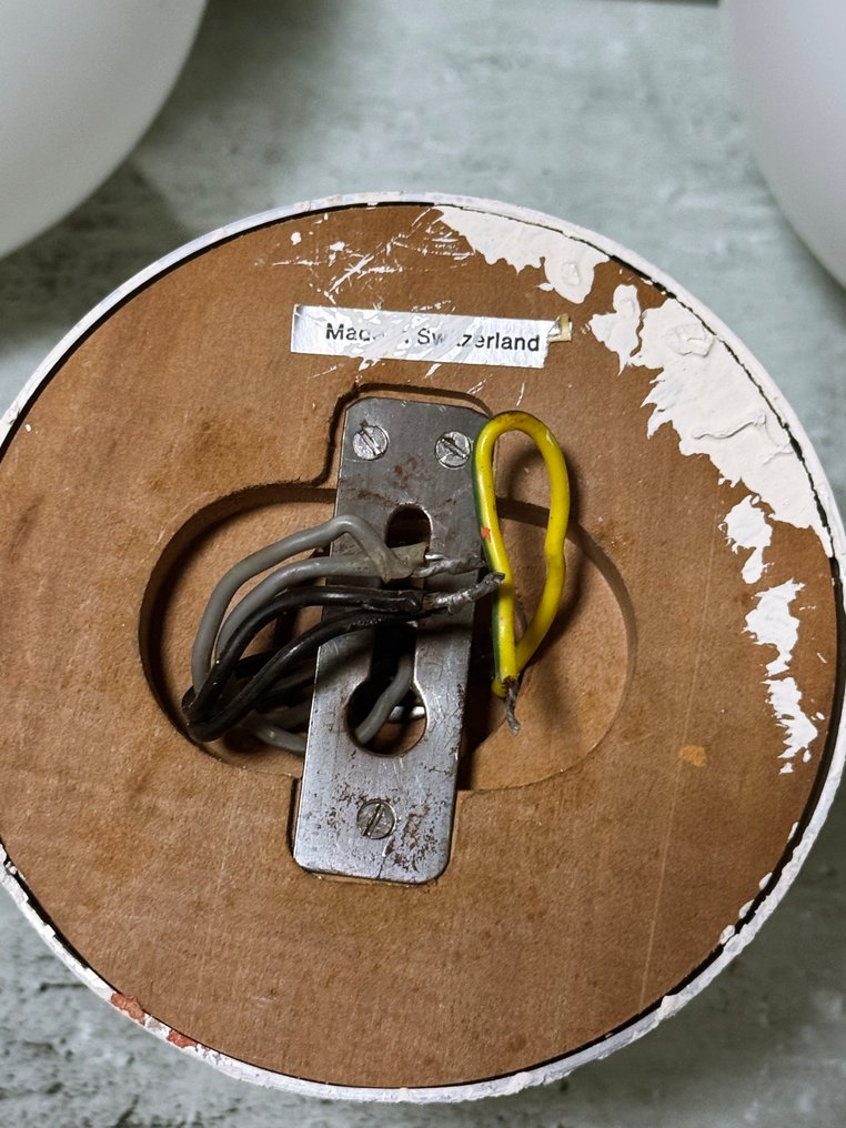 Temde - Max Bill - 壁燈 - Nele - 金屬, 玻璃 - Sputnik Space Age #4.3