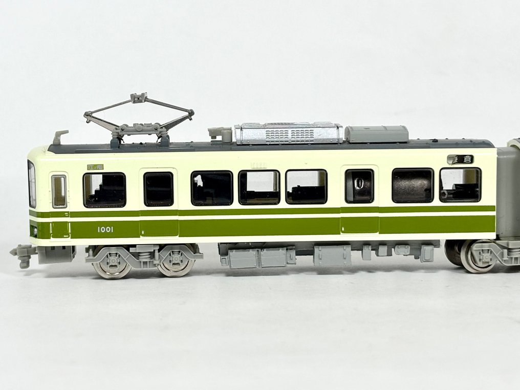 MODEMO N - NT25 - Modeleltog (1) - Enoden 1000 Series Standard Livery – 2-vogns sæt (Motorvogn + Trailervogn) - Enoshima Electric Railway (Enoden) #3.2