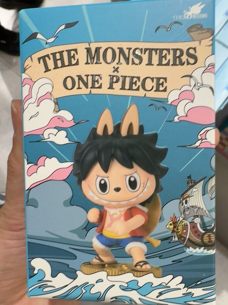 Pop Mart One Piece" collaboration blind box: Luffy (Gear 5) - 微型雕像 - Monkey D. Luffy Gear5 - 塑料, PVC #1.0