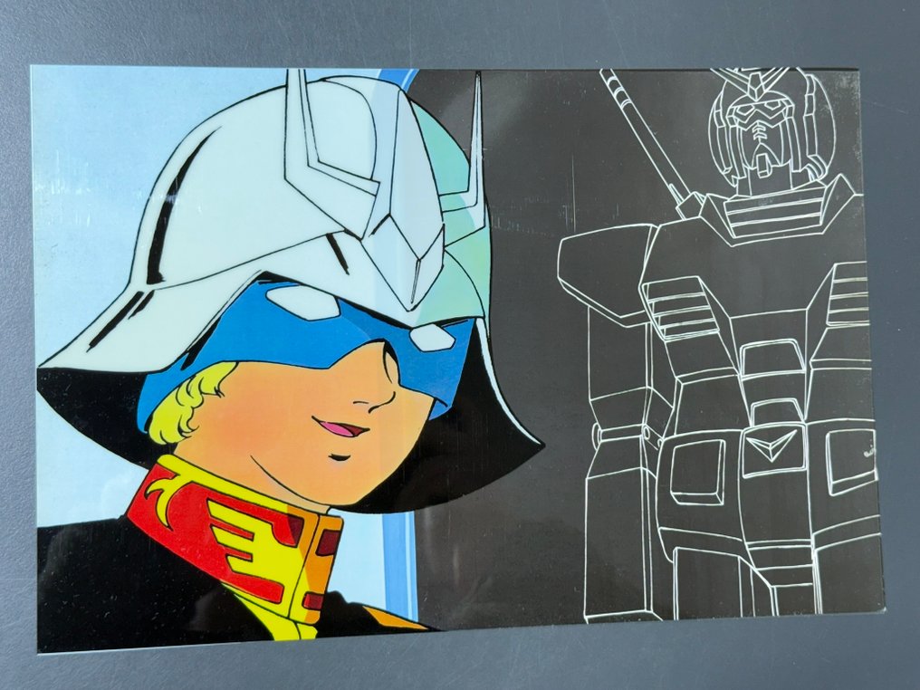 Nippon Sunrise - Original sericel, with copy background - Limited edition from the studio, very rare! - Mobile Suit Gundam (1979/80) #1.0