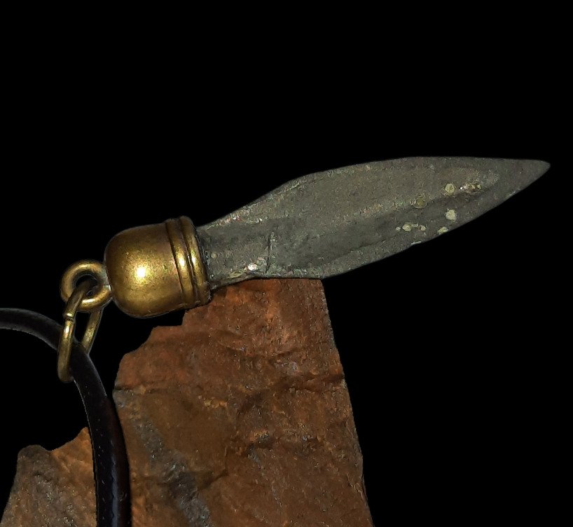 斯基泰人 青铜箭头吊坠。状况良好。  (沒有保留價) #1.0