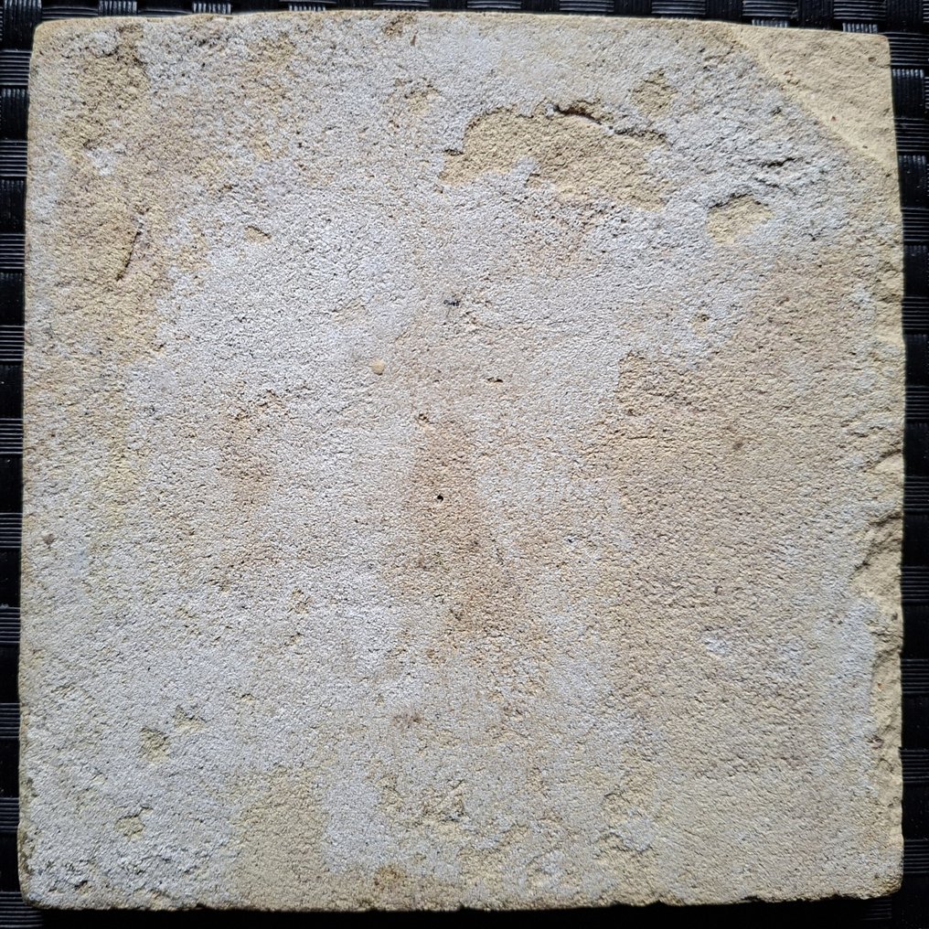  Tile - Antique Delft blue tile with castle. - 1600-1650  #1.0