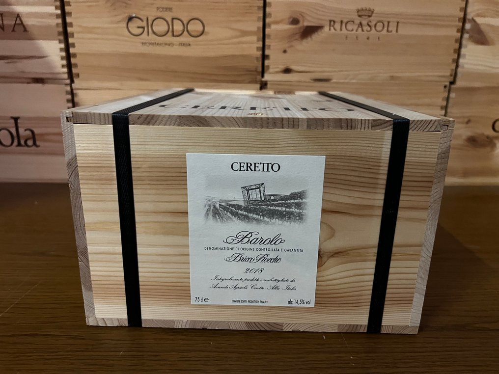 2018 Ceretto "Bricco Rocche" - 巴罗洛 - 6 Bottles (0.75L) #1.0