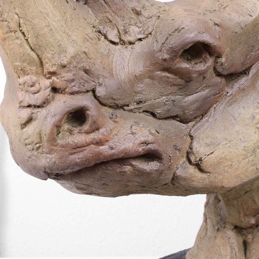 Sculpture, Neushoorn - 45 cm - MGO #4.3