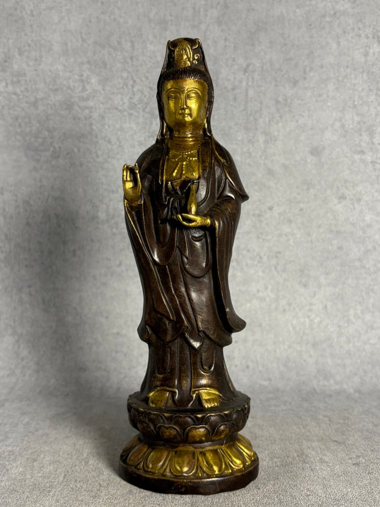 Guan Yin - Bronze - China - Late 20th century #1.0