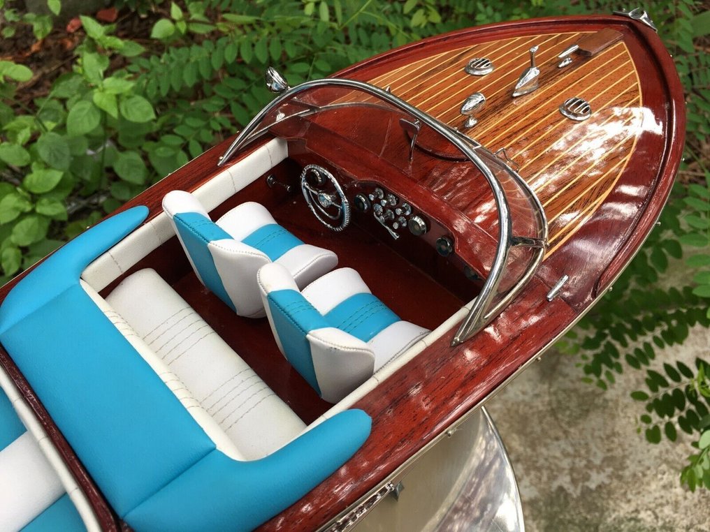 Riva Aquarama 53 cm modelisme bois maquette 1:14 - Half hull ship model #2.1