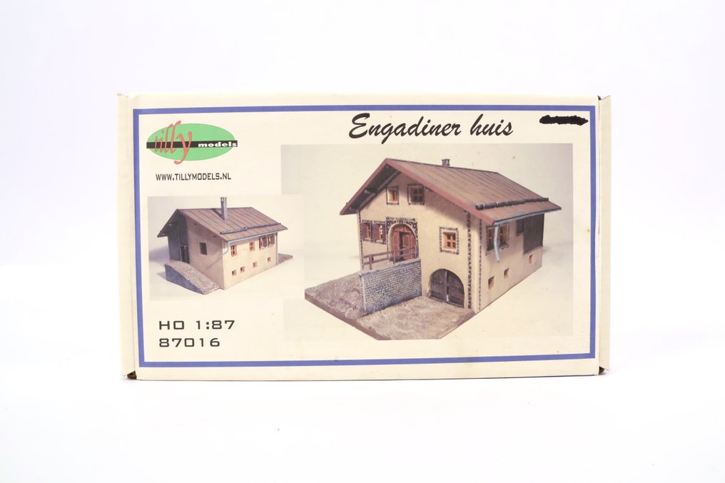 Tilly Models H0 - 87016 - Model train building kits (1) - Resin model kit of an Engadiner house #1.0