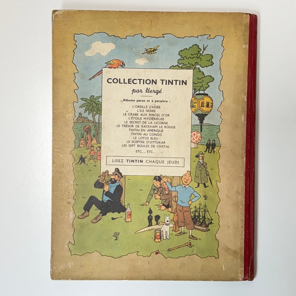 Tintin T3 - Tintin en Amérique (B2) - C - 1 Album - Neuauflage/1948 #1.0
