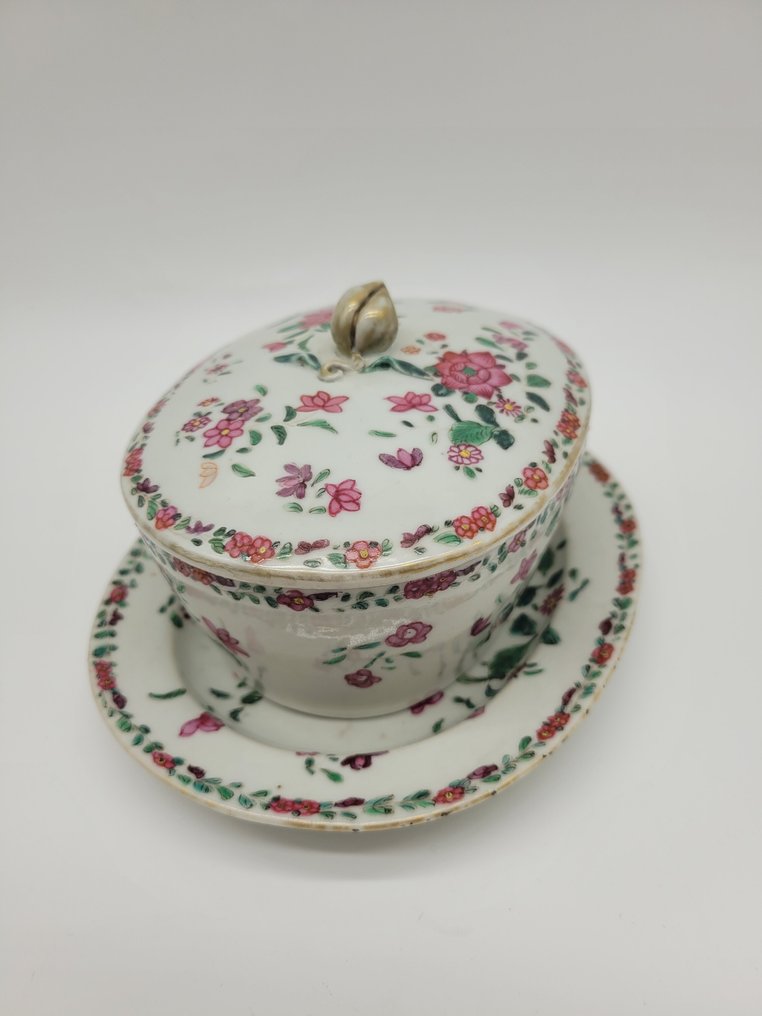 Τέρριν και το πιατάκι της - Πορσελάνη - Κίνα - Qianlong (1736-1795) #2.1