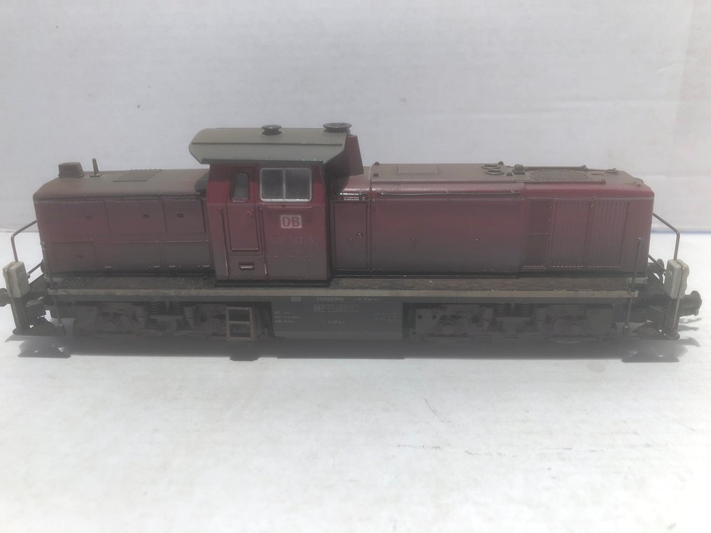 Roco H0 - 4154 - Locomotiva diesel (1) - Locomotiva diesel BR 290 invecchiata / scolorita - DB #1.0