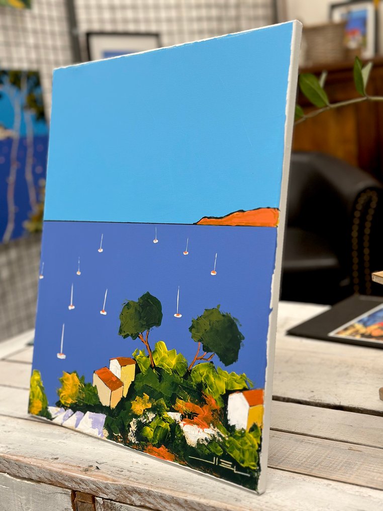 Jiel - Vue sur la Grande Bleue, depuis les toits Méditerranéens. #4.3