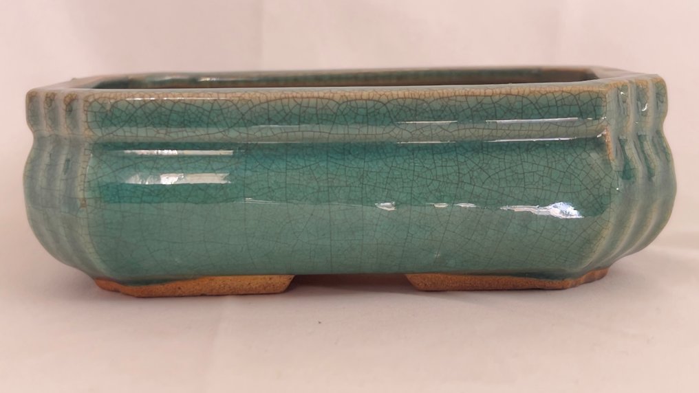 Βάζο - Πορσελάνη - Κίνα - Qing dynasty (Manchu China) (1692-1911) - Πράσινη γυαλισμένη από τη Δυναστεία Qing  (χωρίς τιμή ασφαλείας) #3.2