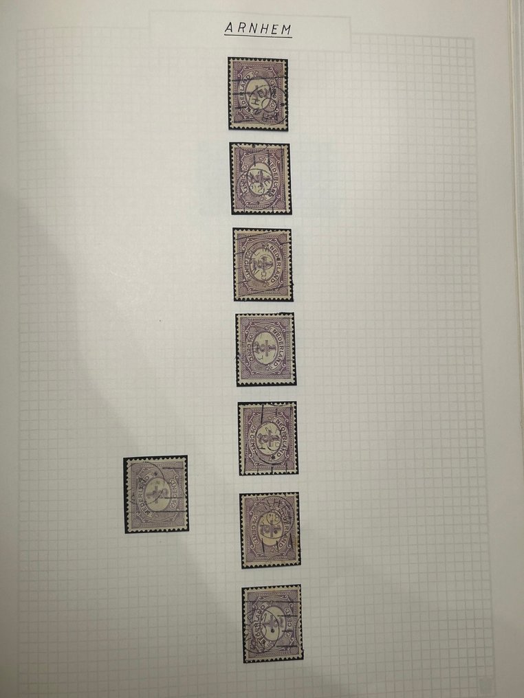 Holland  - Samling af tryk- og rundstempler Nederlandene #3.2