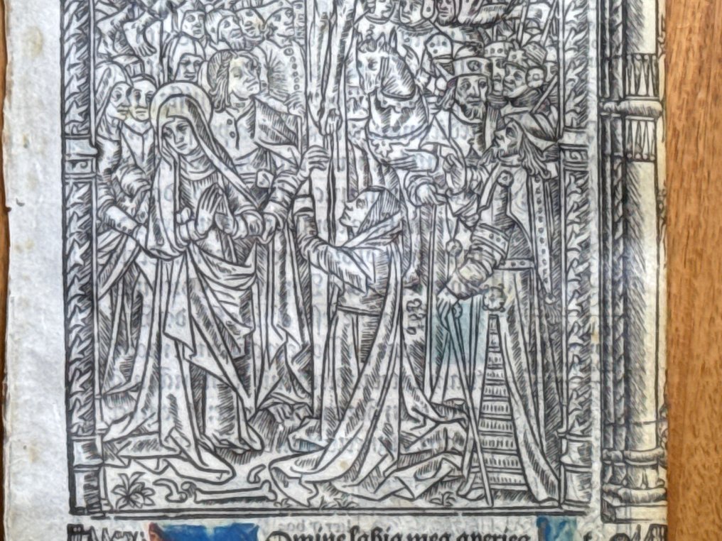 Paris, Antoine Verard, 1510 - Printed Book of Hours on Vellum with big metal engraving and engraved borders - 1510 #2.1