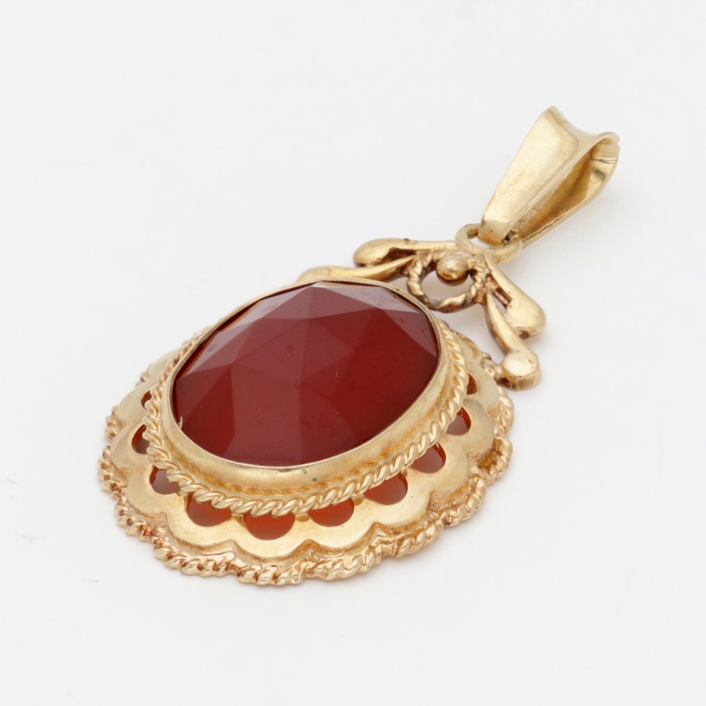 Κρεμαστό κόσμημα - 14 καράτια Κίτρινο χρυσό Καρνεόλη #3.2