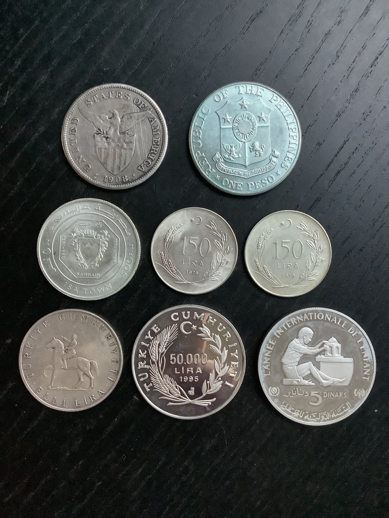 世界. Collection of silver coins 1908-1995 (没有保留价) #1.0