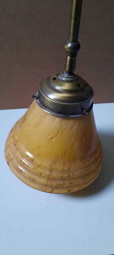 Hängelampe - Marmoriertes Glas - Hanglamp #2.1