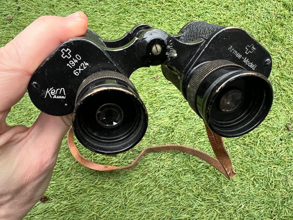Swiss Army ''Armee-Modell'' 6x24 kikkert - 1940 - 1930-1940 - Kern Aarau #4.3