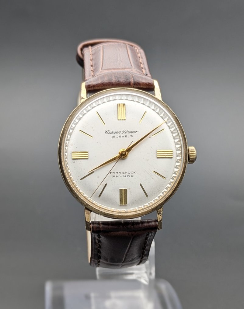 Citizen - Homer - 21 Jewels Fluted Bezel - Zonder minimumprijs - HR15702 - Heren - 1961 #2.1