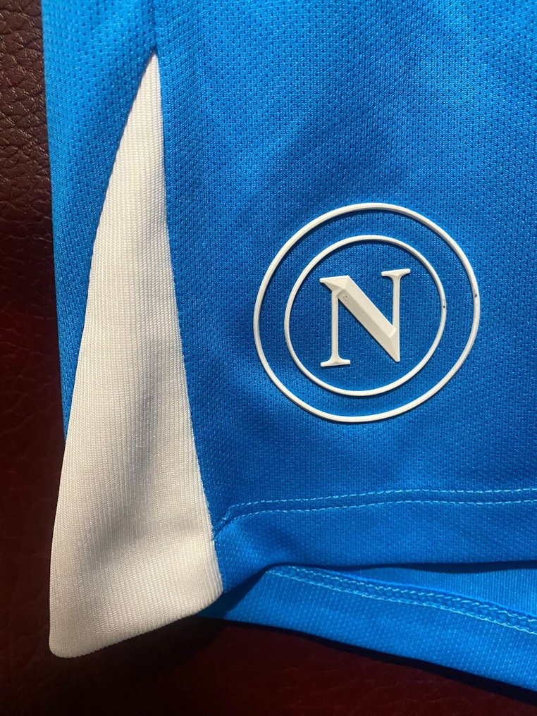 Napoli - Serie A 2024/2025 - Pantaloncini indossati in panchina Unwashed Gennaro Iaccarino #78 - Ποδοσφαιρική φανέλα #4.3