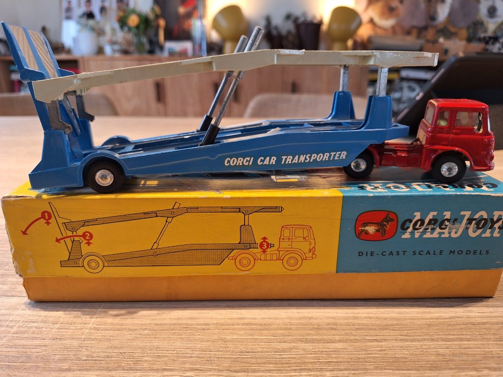 Corgi - Miniatura de camião - Corgi Major Toys 1105 Carrimore Car Transporter, Boxed #1.0
