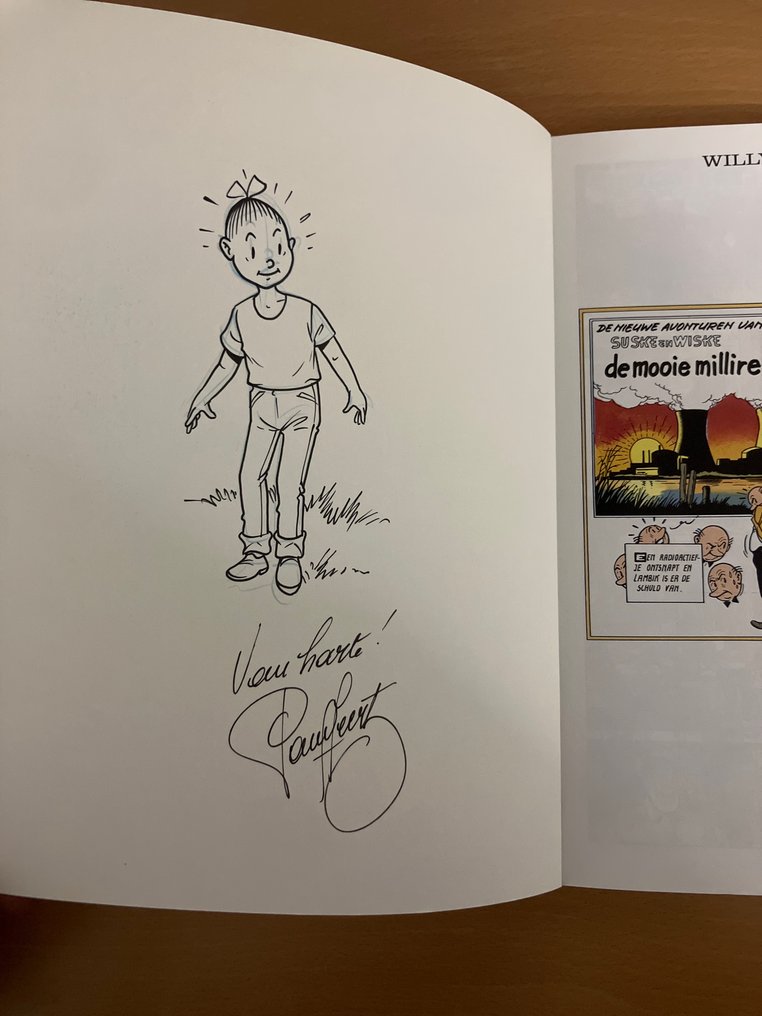 Suske en Wiske - Dubbeldik - opdrachttekening - 1 Album - First edition - 2011 #1.0