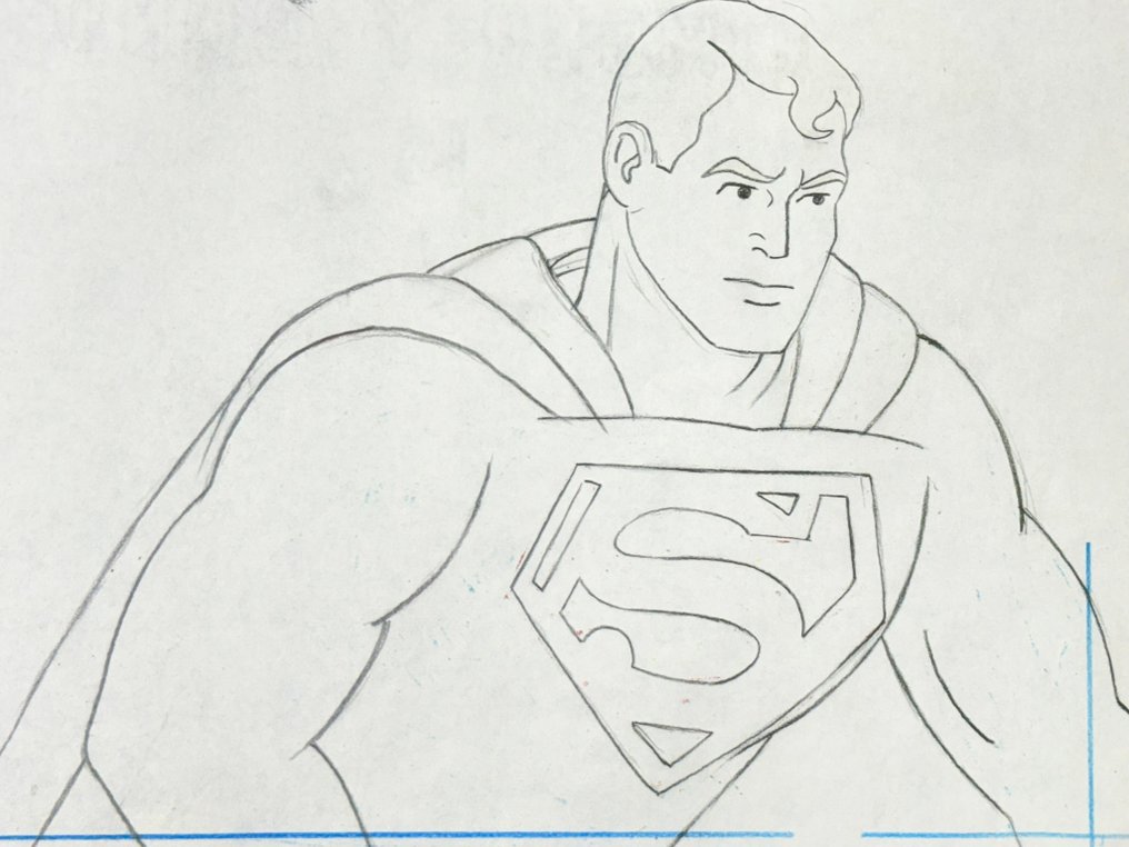 Filmation - Original Animation drawing of Superman - The Superman/Aquaman Hour of Adventure (1967) #1.0