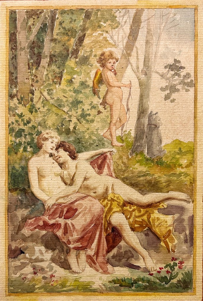 Follower of Gustave Moreau (1826-1898) - Venere e Adone #3.2