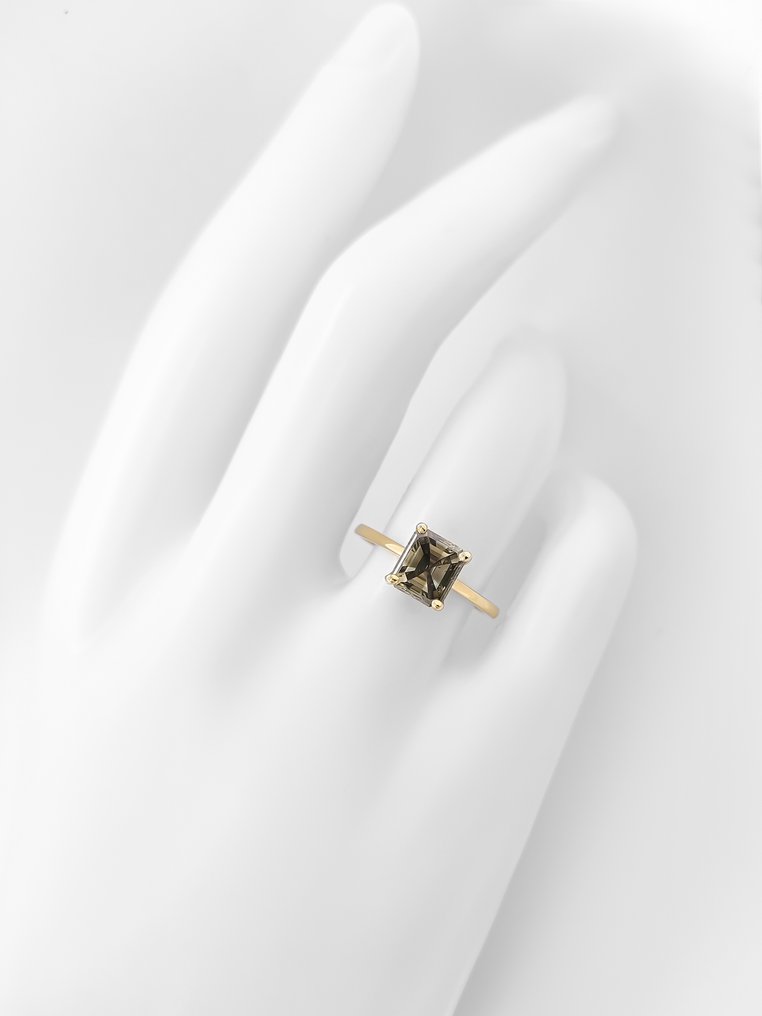 沒有保留價 - 戒指 - 14 克拉 黃金 - 1.33ct. tw. 鉆石 (天然彩色) - IGI 证书 #3.2