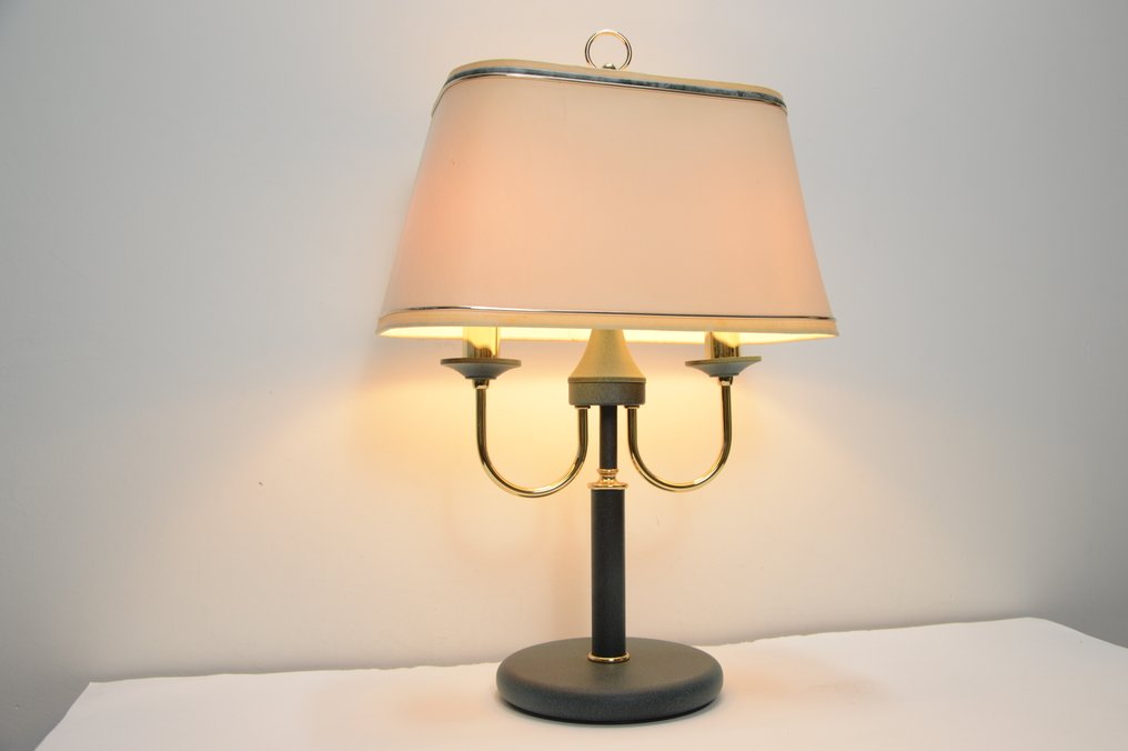 KEMNER verlichting - Επιτραπέζιο φωτιστικό - Λάμπα Bouillotte - Ορείχαλκος, Μέταλλο, Λινό #2.1