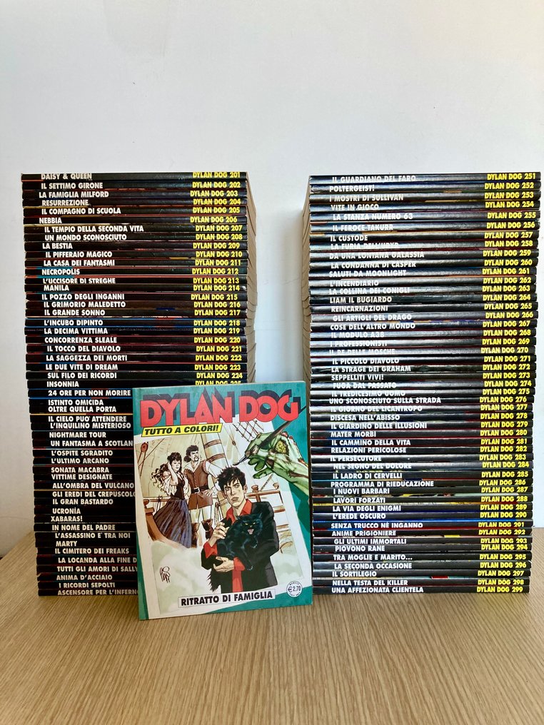 Dylan Dog 201/300 - sequenza completa - 1 Comic collection - Első kiadás #1.0