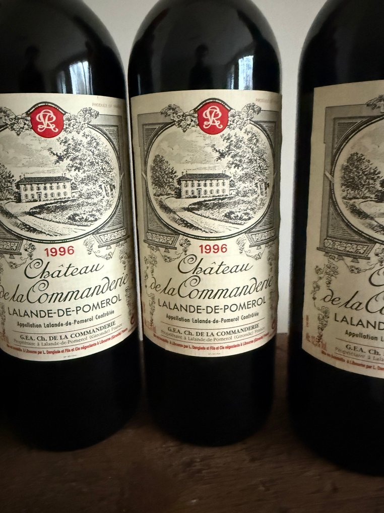 1996 Chateau de la Commanderie - Lalande-de-Pomerol - 6 Pullot (0.7 L) #4.3
