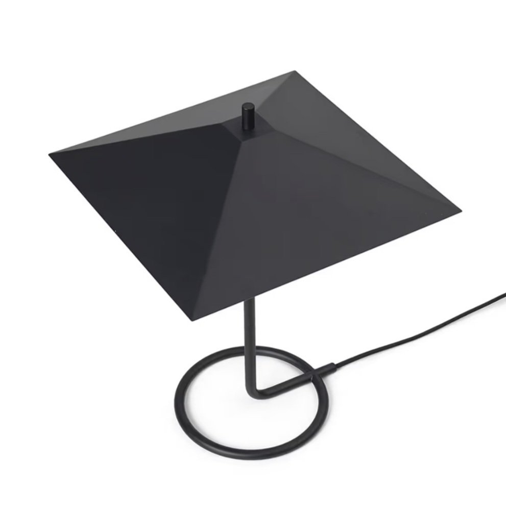 Ferm Living - Trine Andersen - Επιτραπέζιο φωτιστικό - Filo Square - Μαύρη έκδοση - Χάλυβας #1.0