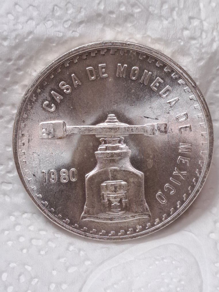 Μεξικό. 1 Onza 1980 (χωρίς τιμή ασφαλείας) #3.2