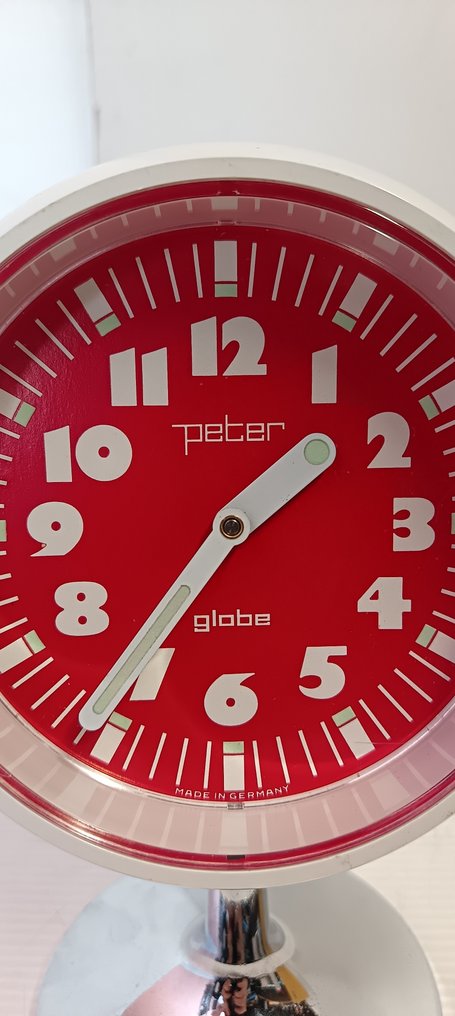 Ξυπνητήρι - Peter - Globe -   Πλαστικό - 1960-1970 - Ξυπνητήρι εποχής του διαστήματος #1.0