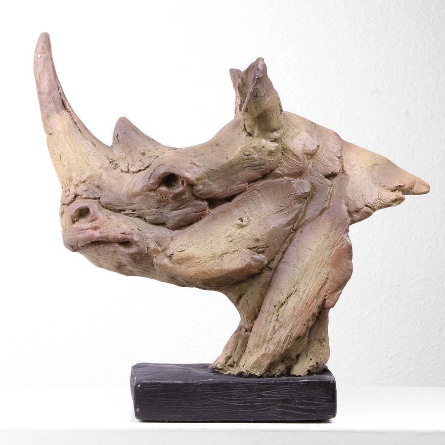Sculpture, Neushoorn - 45 cm - MGO #1.0