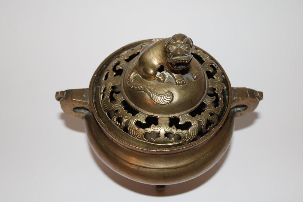 Palnik zapachowy - Żeliwo, brąz #1.0