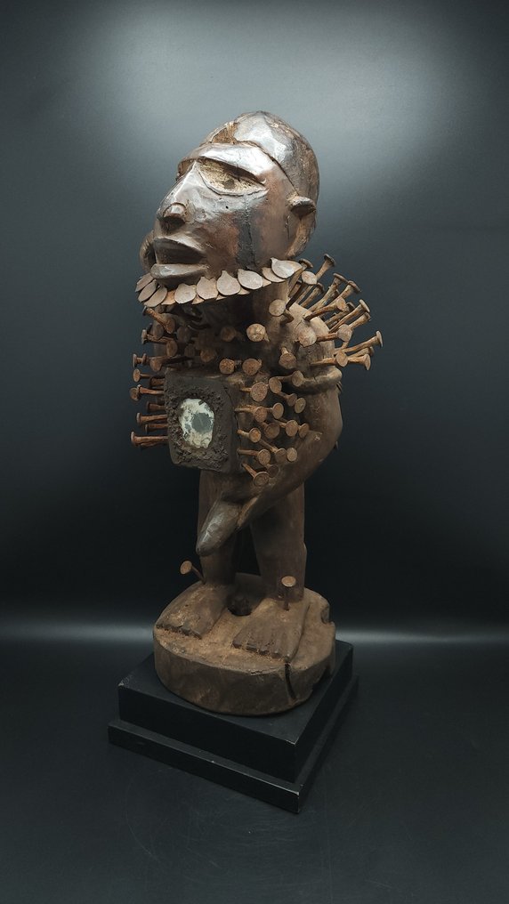 Υπέροχο φετίχ με καρφιά - Bakongo - Κονγκό RDC  (χωρίς τιμή ασφαλείας) #1.0