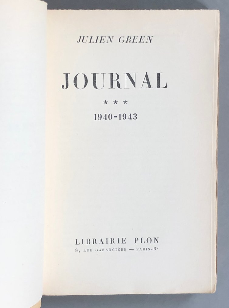 Julien Green - Journal [1940-1954] - 1946-1955 #2.1