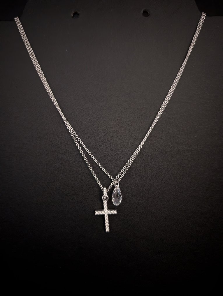 塑像, Swarovski collier - 2 cm - 水晶 #1.0