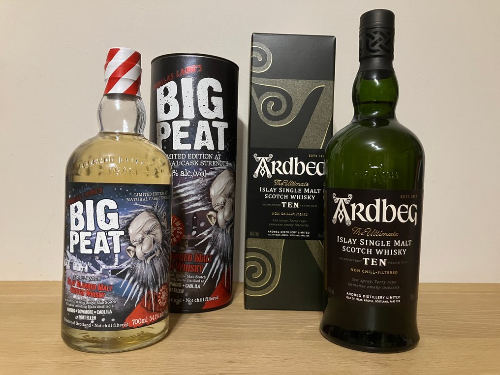 Big Peat Christmas Edition 2017 + Ardbeg 10 Years Old - Douglas Laing  - 700 ml - 2 flaschen #1.0