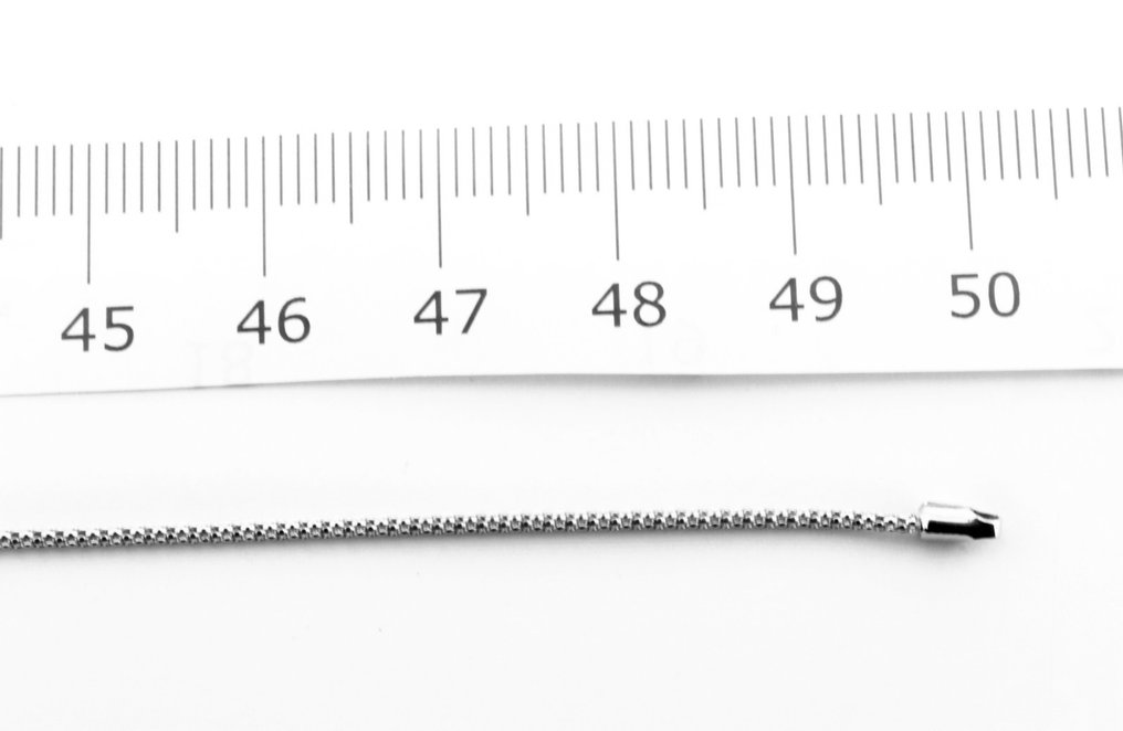 Halskæde - 18 kraat Hvidguld #1.0