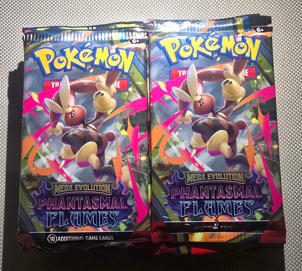 Pokémon - 18 Booster pack - Phantasmal Flames - Various sets #1.0
