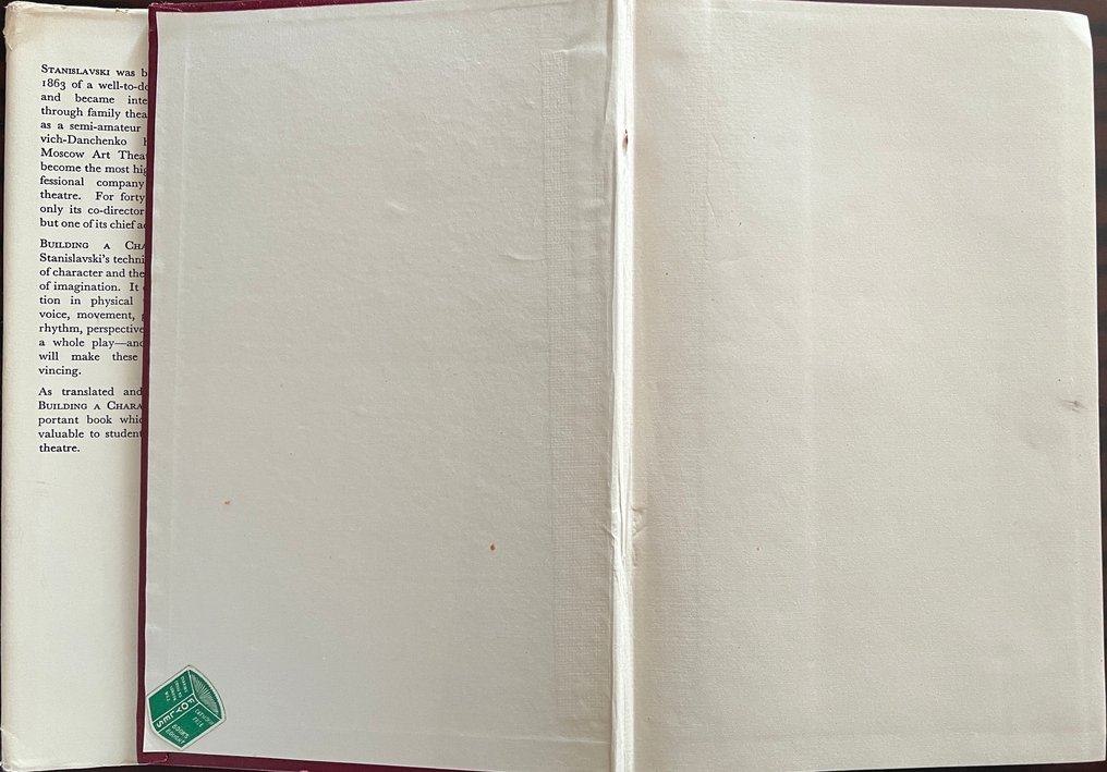 Constantin Stanislavski - Building A Character, 1st rare UK Edition! - 1950 #2.1