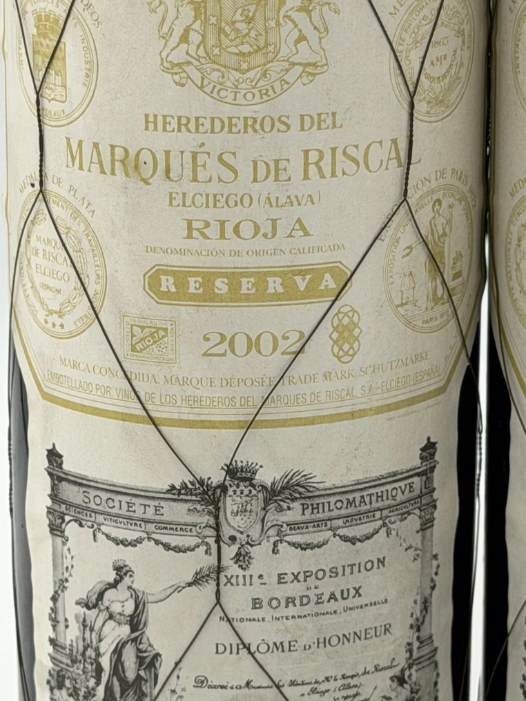 2002 Herederos del Marqués de Riscal - Rioja Reserva - 2 Bottles (0.75L) #1.0
